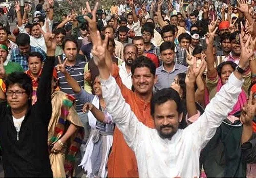 মীর কাসেমের ফাঁসির রায়ে  গণজাগরণ মঞ্চের উল্লাস