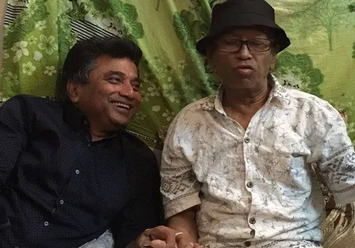 লাকী আখন্দের সঙ্গে আনিসুল হকের কিছু মুহূর্ত