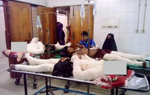 কুমিল্লায় গ্যাস পাইপে আগুন, দগ্ধ ৫