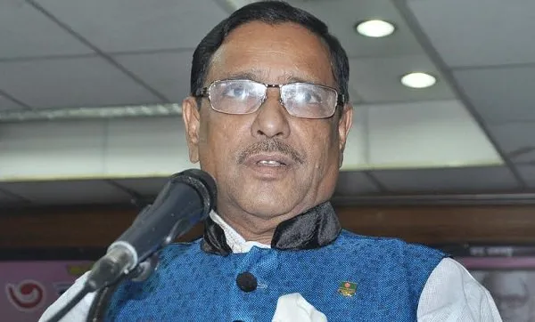উকিল নোটিস আইনীভাবে মোকাবেলা করা হবে: ওবায়দুল কাদের