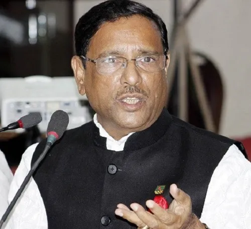 ভাস্কর্য অপসারণের পক্ষে মানে প্রগতিশীলতার পক্ষে অবস্থান: ওবায়দুল কাদের