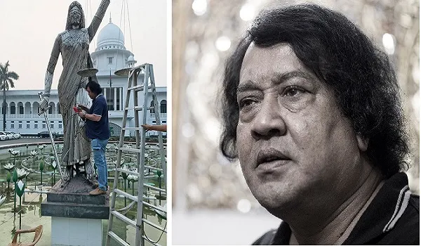যা বললেন সুপ্রিম কোর্ট চত্বরে ভাস্কর্যের নির্মাতা মৃণাল হক