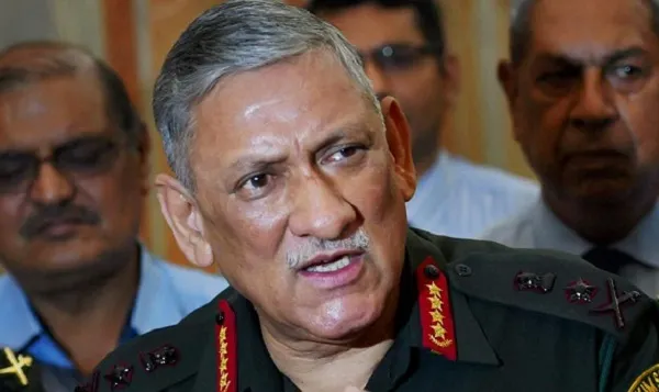 ভারতীয় সেনাপ্রধান বিপিন রাওয়াত
