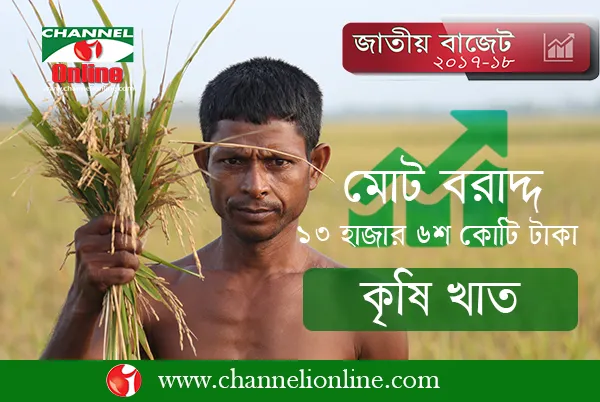 কৃষিতে বরাদ্দ বেড়েছে ৩ হাজার ২শ’ ২৪ কোটি টাকা