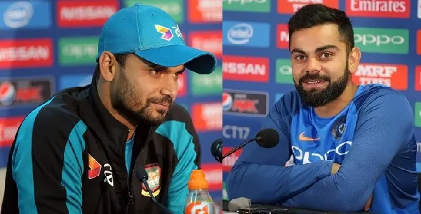 সেই ম্যাচের কথা মনে নেই মাশরাফি-কোহলির