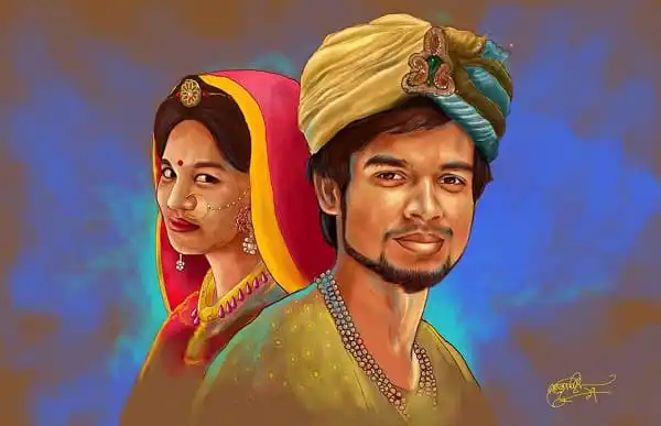 বাংলার ঐতিহ্যবাহী পোশাক পরিহিত যুবক-যুবতী, ঐতিহ্যবাহী সাজে সুন্দর ছবি. Channel i News - চ্যানেল আই নিউজ