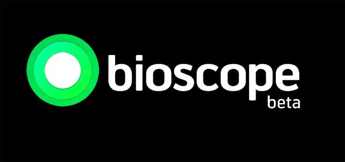 Bioscope beta logo on black background for Channel i Online. Channel i News - চ্যানেল আই নিউজ