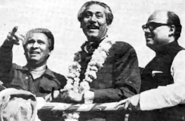 মুজিব, শেরেবাংলা ও শফিউর রহমানের ছবি, বাংলাদেশের স্বাধীনতার ইতিহাসে গুরুত্বপূর্ণ।. Channel i News - চ্যানেল আই নিউজ