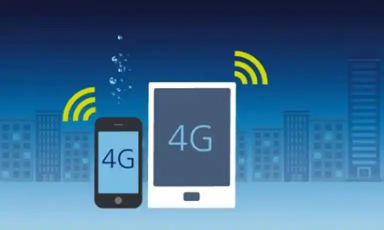 4G মোবাইল ডিভাইস ও টাওয়ার দিয়ে সংযোগের চিত্র. Channel i News - চ্যানেল আই নিউজ