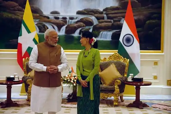 প্রধানমন্ত্রী মোদী ও মিয়ানমার প্রতিনিধি সাক্ষাৎ. Channel i News - চ্যানেল আই নিউজ