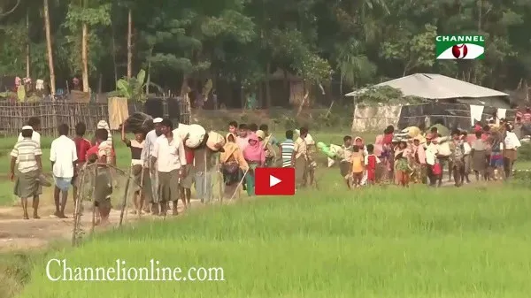 রোহিঙ্গারা সীমান্তে অবাধে ঢুকছে, বাংলাদেশে প্রবেশের জন্য অপেক্ষা করছে. Channel i News - চ্যানেল আই নিউজ