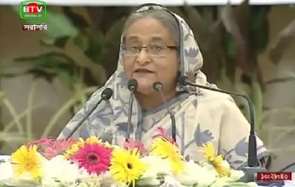 প্রধানমন্ত্রী সেখ হাসিনা।