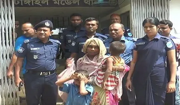 নারী ও দুই সন্তানসহ রোহিঙ্গা সন্দেহে আটক, টাঙ্গাইল. Channel i News - চ্যানেল আই নিউজ