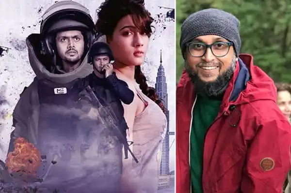 ফারুকী ও সিনেমার চরিত্রের ছবি, ঢাকায় শুটিং সেটের দৃশ্য. Channel i News - চ্যানেল আই নিউজ