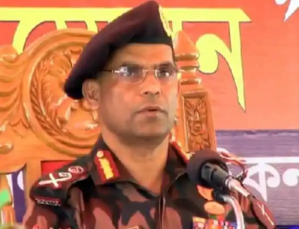 বিজিবি মহাপরিচালক ন্যায়বিচার প্রতিষ্ঠার জন্য বক্তব্য দিচ্ছেন. Channel i News - চ্যানেল আই নিউজ