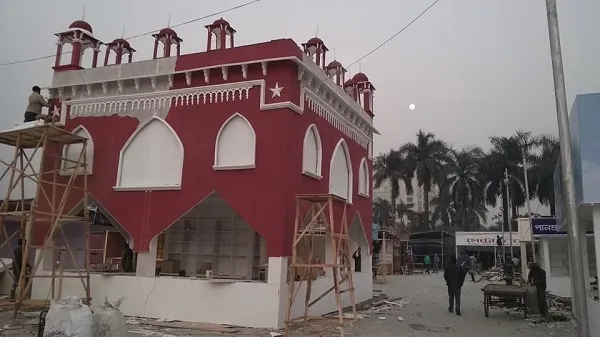 বইমেলার জন্য প্রস্তুত সোহরাওয়ার্দী উদ্যান