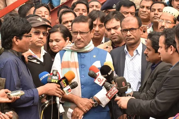 বিএনপির আন্দোলন করার ক্ষমতা নিয়ে মন্তব্য করে পরামর্শ দিলেন ওবায়দুল কাদের
