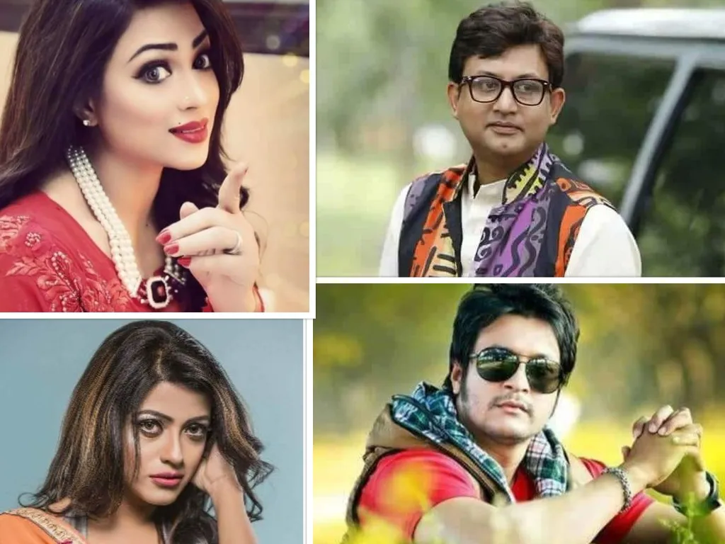 ‘সাহসী যোদ্ধা’ ছবিতে আমিন খান, পপি, ইমন ও সানাই