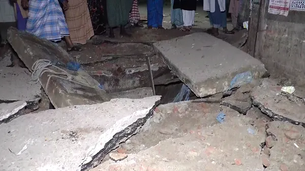 রাজধানীর পূর্ব রাজাবাজারে গ্যাস লাইন বিস্ফোরণ