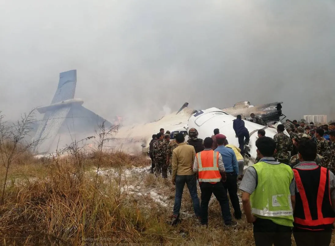 যান্ত্রিক ত্রুটির কারণে অবতরণের সময় এই দুর্ঘটনা ঘটে থাকতে পারে বলে প্রাথমিকভাবে ধারণা করছে ত্রিভূবন এয়ারপোর্ট কর্তৃপক্ষ