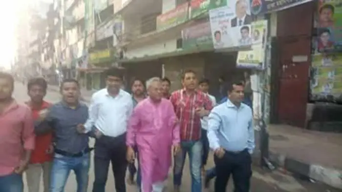 ৪০ দিন পর রিজভীর নেতৃত্বে ঝটিকা মিছিল