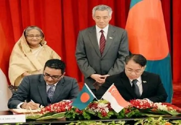দুই সমঝোতা স্মারকে স্বাক্ষর করলো বাংলাদেশ-সিঙ্গাপুর