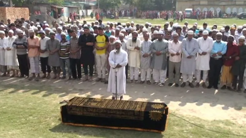 নেপালে নিহত রাজশাহীর আখতারা বেগমের দাফন সম্পন্ন