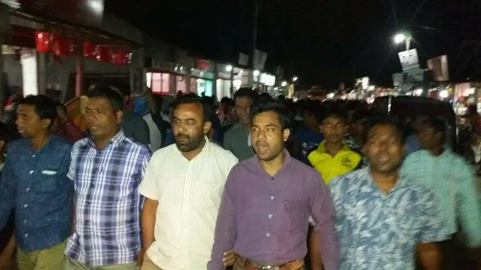 ভুয়া মুক্তিযোদ্ধাদের বিচার দাবিতে বিক্ষোভ মিছিল