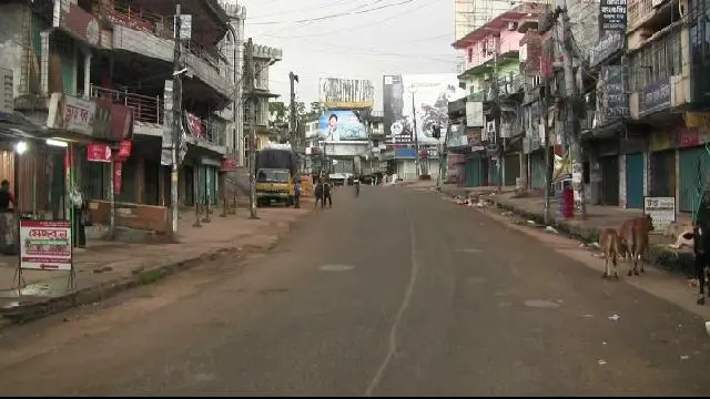 নির্বাচনের দিনও চলছে বিএনপির হরতাল