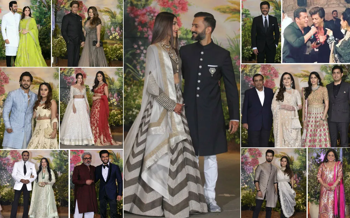 বিয়ের রাতেই সোনমের সংবর্ধনা, তারায় ঝলসিত লীলা!
