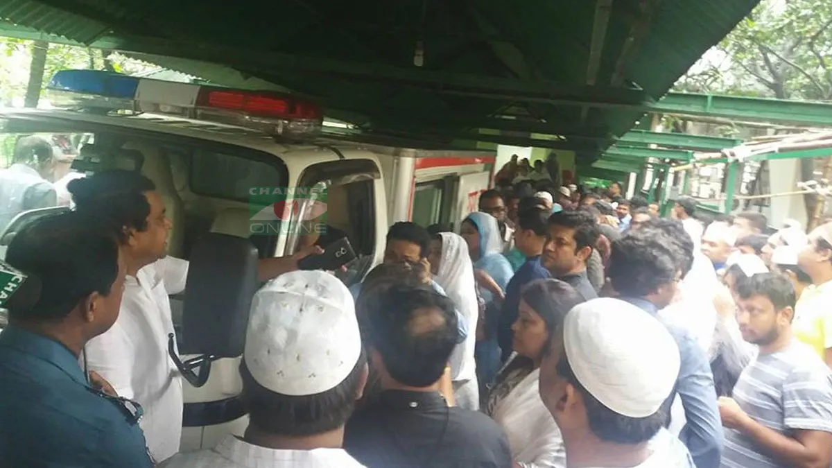 তাজিনের জানাজা সম্পন্ন, চোখের জলে সহকর্মীকে শেষ বিদায়