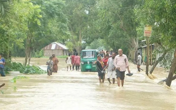 মৌলভীবাজারে বন্যা পরিস্থিতির আরও অবনতি