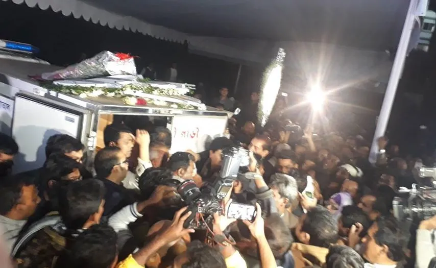 নিথর দেহে বেইলী রোডের বাসভবনে ফিরলেন সৈয়দ আশরাফ