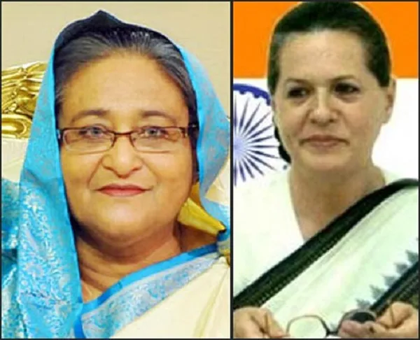 শেখ হাসিনাকে অভিনন্দন জানিয়েছেন সোনিয়া গান্ধী