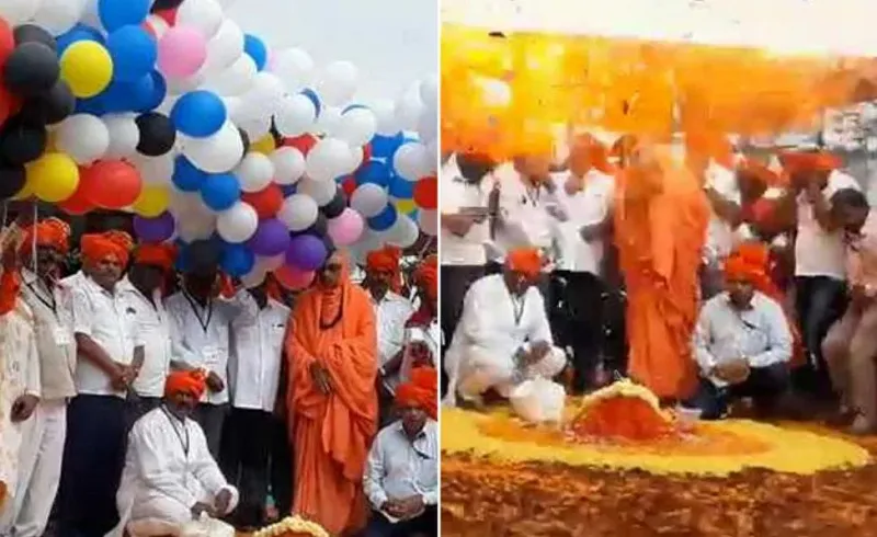 ভারত-গ্যাস বেলুন-বেলুনে আগুন-বিস্ফোরণ-মঠ প্রধান