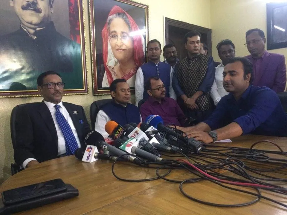 শোচনীয় পরাজয়ের কারণে বিএনপির কালো ব্যাচ ধারণ করা উচিত: কাদের