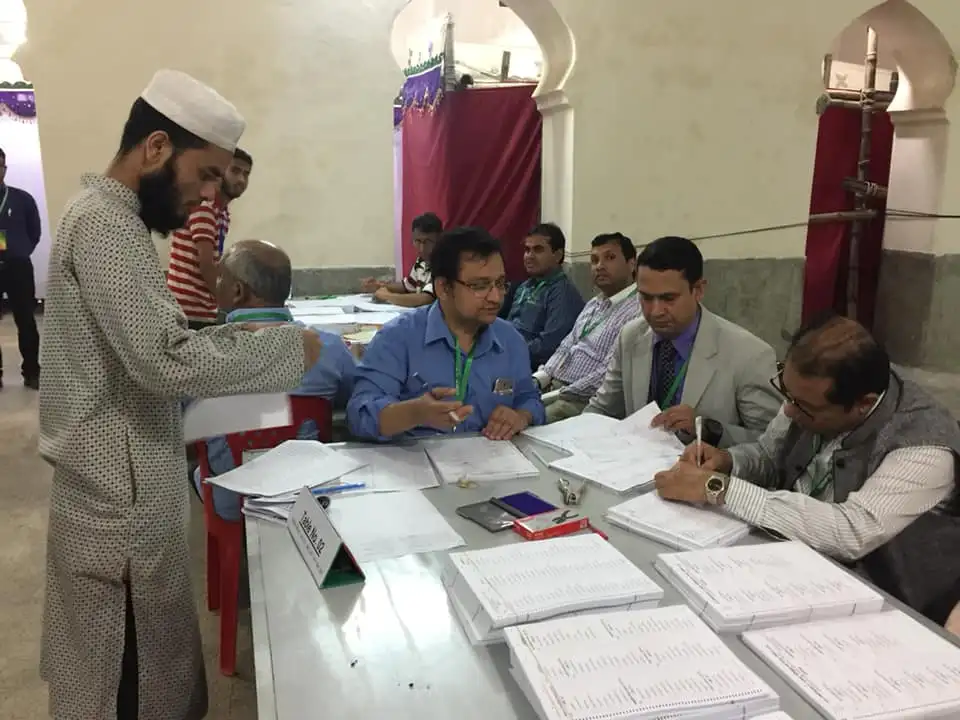 ছবিতে ডাকসু নির্বাচন