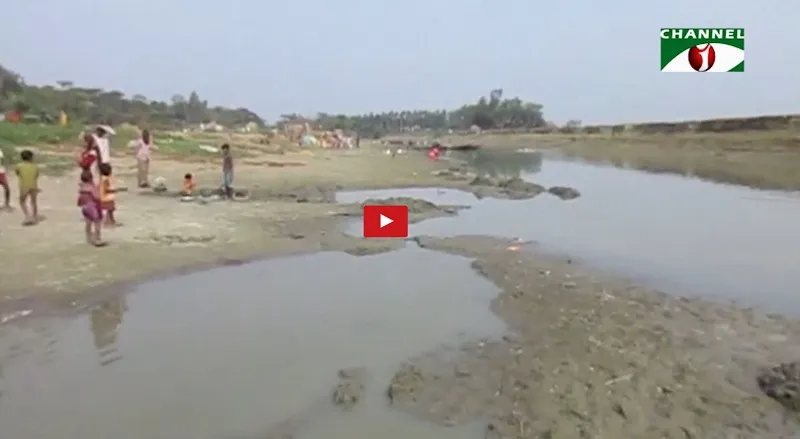 হবিগঞ্জের আজমিরীগঞ্জের ঘরদাইড় নদী ভরাট