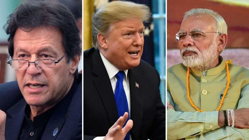 ইমরান-মোদি-ট্রাম্প-আঞ্চলিক শান্তি রক্ষা-কাশ্মীর