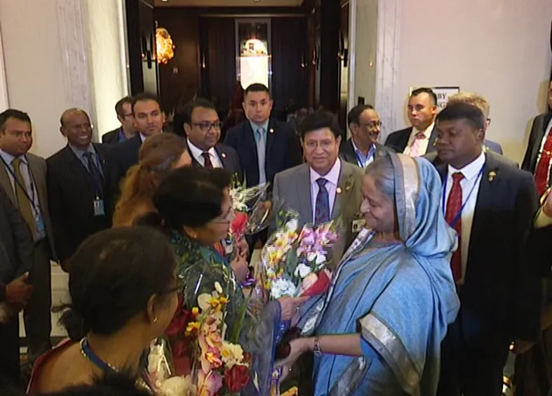 জাতিসংঘ অধিবেশন-প্রধানমন্ত্রী শেখ হাসিনা-নিউইয়র্কে