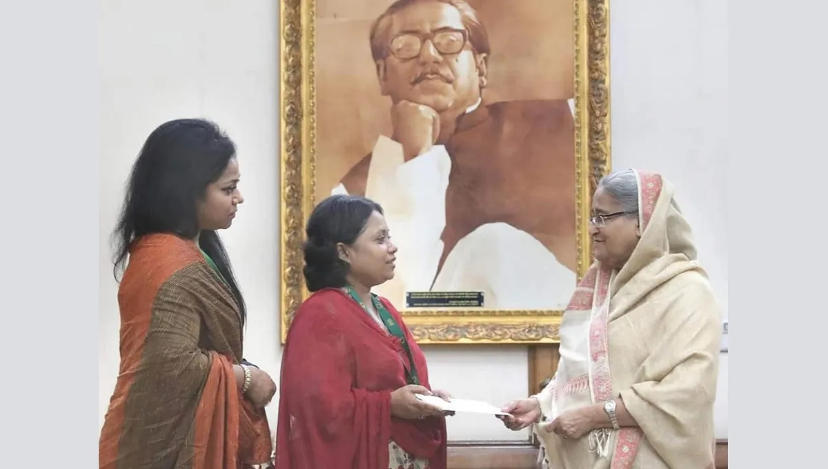 চার শিল্পীকে ২০ লাখ টাকা অনুদান দিলেন প্রধানমন্ত্রী