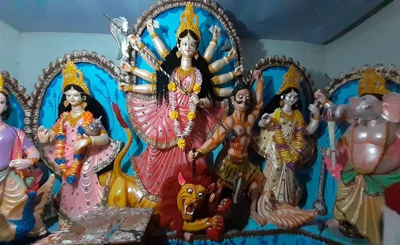 একাত্তরে দুর্গা মন্দিরে