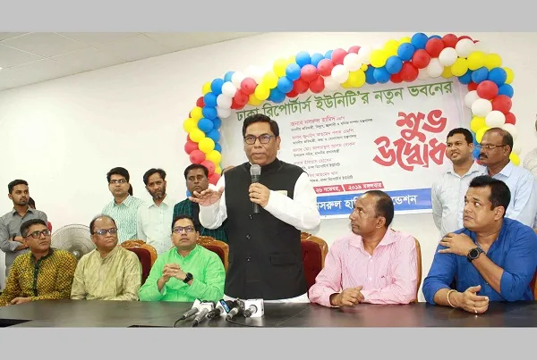 প্রধানমন্ত্রীর নির্দেশেই ডিআরইউ’র নতুন ভবন: নসরুল হামিদ বিপু