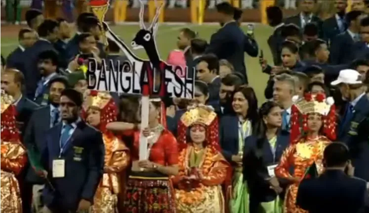 পর্দা উঠলো এসএ গেমসের