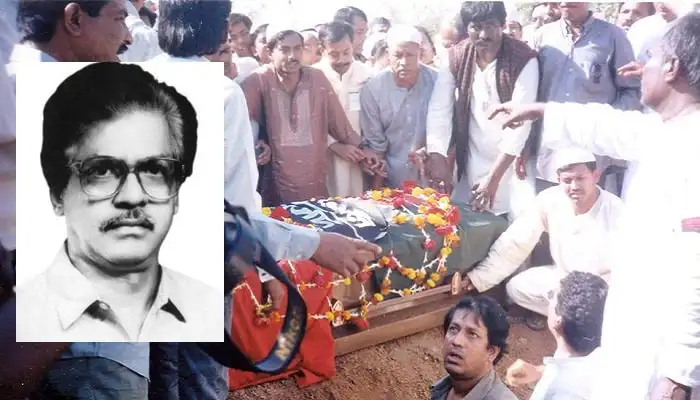 শোকসভায় অংশগ্রহণকারীরা কাজী আরেফের স্মরণে শ্রদ্ধা নিবেদন করছে. Channel i News - চ্যানেল আই নিউজ