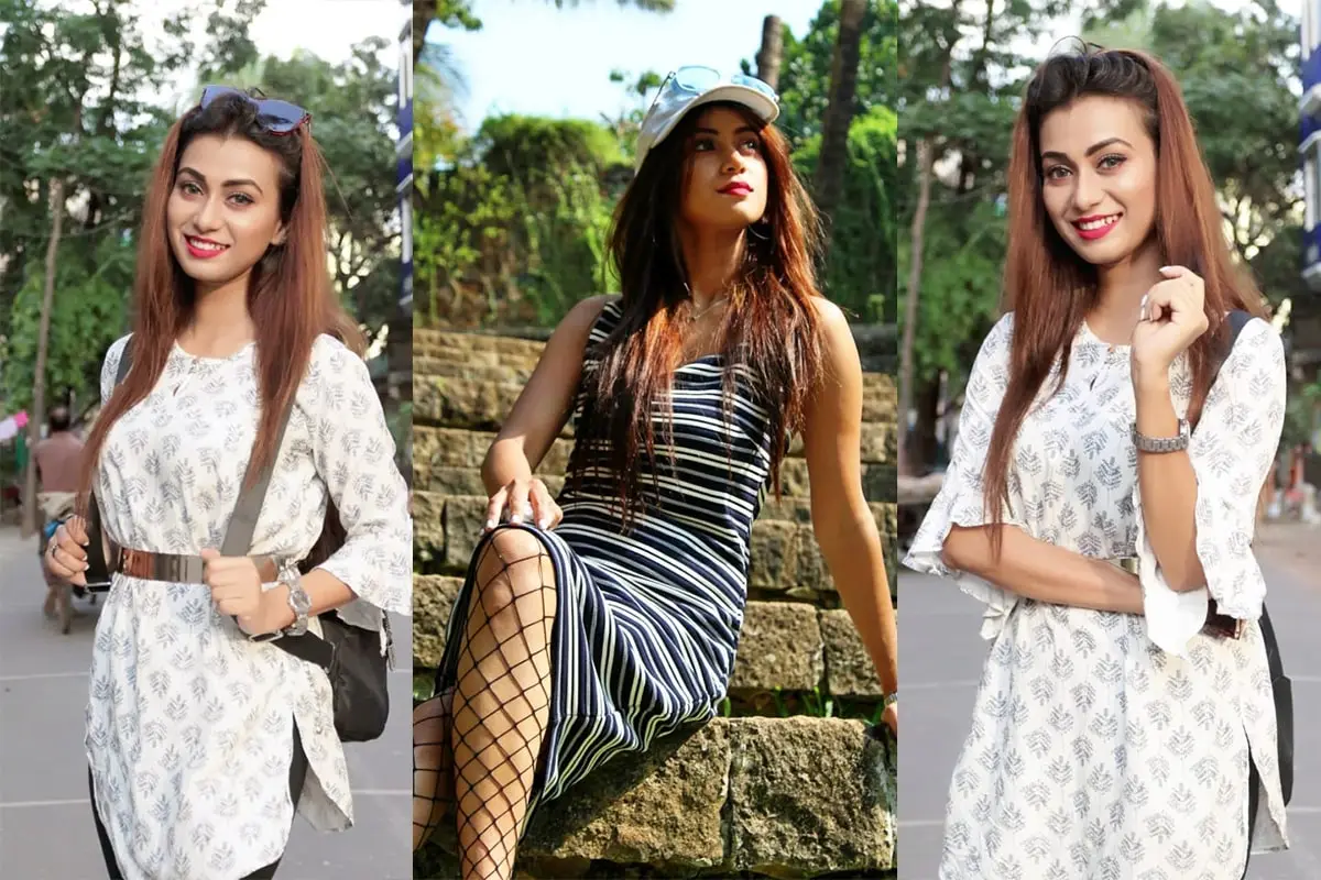 নাইরুজ সিফাত গিরগিটি ছবির নায়িকা হিসেবে সুন্দর পোশাক পরেছেন. Channel i News - চ্যানেল আই নিউজ