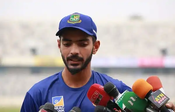 বাংলাদেশ ক্রিকেটার সংবাদ সম্মেলনে সাংবাদিকদের প্রশ্নের উত্তর দিচ্ছেন. Channel i News - চ্যানেল আই নিউজ