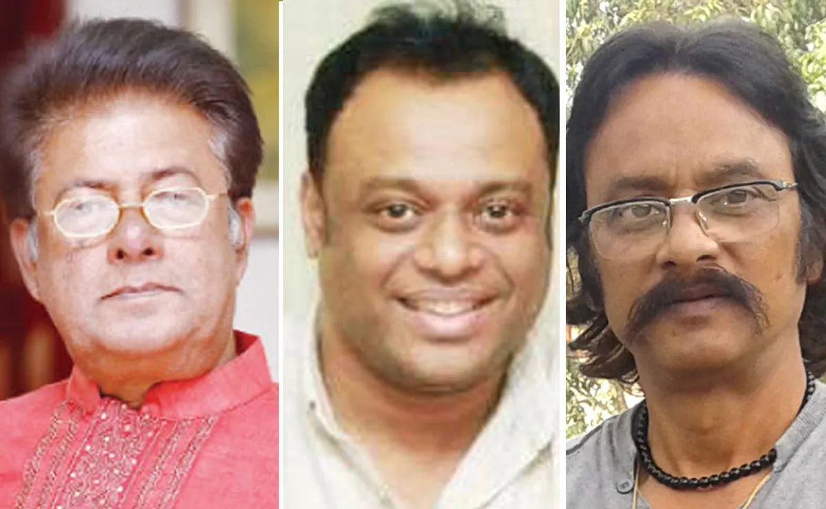 তিনজন পুরুষের ছবি, সবাই হাসছেন বা শান্ত মুখাবয়ব।. Channel i News - চ্যানেল আই নিউজ