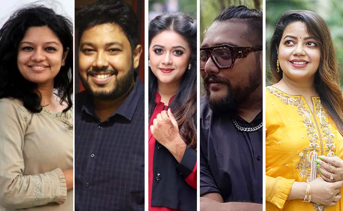 বিশ জন শিল্পীর ছবি, এক গানের জন্য প্রস্তুত. Channel i News - চ্যানেল আই নিউজ