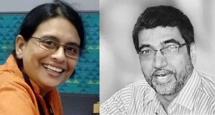 বাংলাদেশের দুই সাংবাদিকের ছবি, একজন মহিলা ও একজন পুরুষ. Channel i News - চ্যানেল আই নিউজ